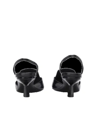 Prada (wmns)  Brushed Leather Slingback Pumps 'black'