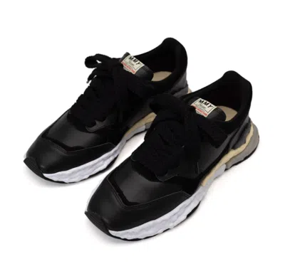 Miharayasuhiro Maison Mihara Yasuhiro George Og Sole Leather Low-top Sneaker 'black'