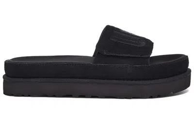 Ugg (wmns)  Laton Slide Thick Sole Black Slippers