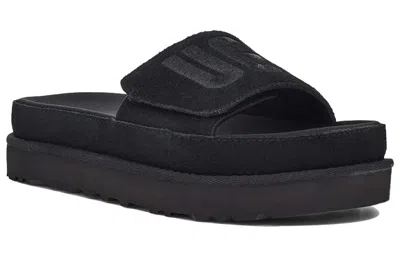 Ugg (wmns)  Laton Slide Thick Sole Black Slippers