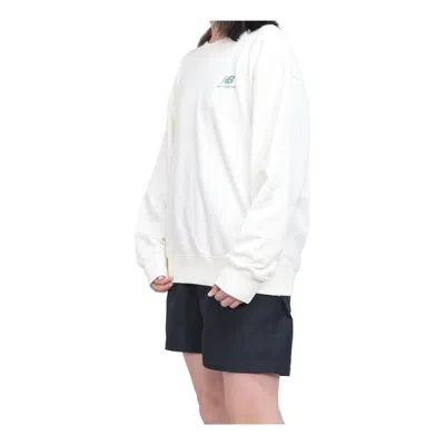 New Balance Nbx Homehub Long Sleeve T-shirt 'light Cream' In White