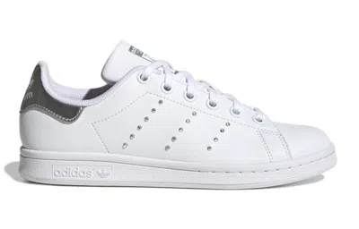 Adidas Originals (gs)  Stan Smith J Shoes 'white Silver'