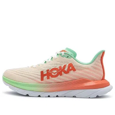Hoka (wmns)  One One Mach 5 'orange Mint Green' In Multi