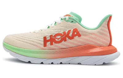 Hoka (wmns)  One One Mach 5 'orange Mint Green' In Multi