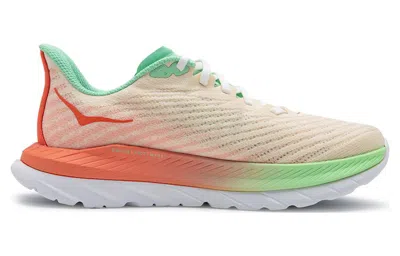 Hoka (wmns)  One One Mach 5 'orange Mint Green' In Multi
