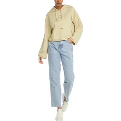 Puma (wmns)  Re.gen Cropped Hoodie 'yellow' In Neutral