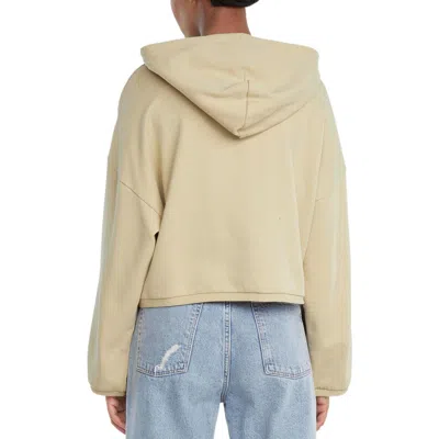 Puma (wmns)  Re.gen Cropped Hoodie 'yellow' In Neutral