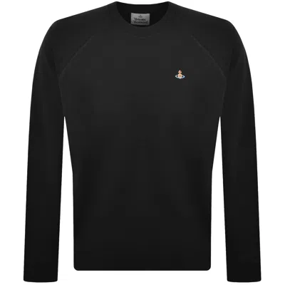 Vivienne Westwood Raglan Sweatshirt Black In Black