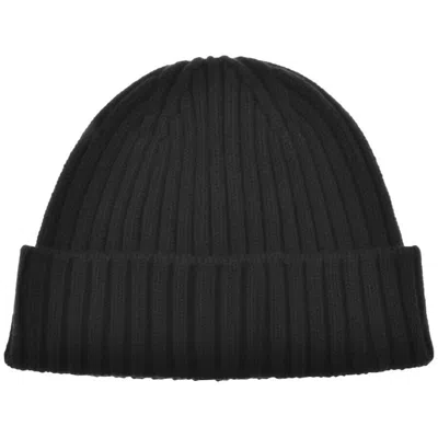 Belstaff Lambswool Watch Beanie Black
