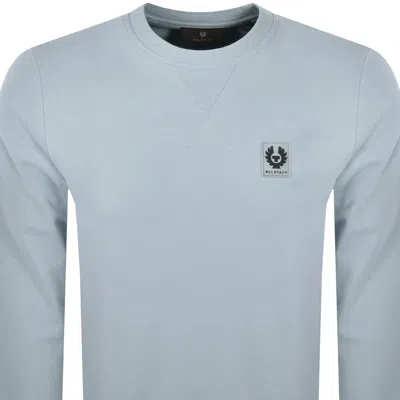 Belstaff Logo Patch Sweatshirt In Blue