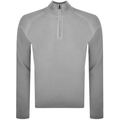 Belstaff Guide Quarter Zip Jumper Grey
