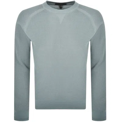 Belstaff Guide Crew Neck Jumper Blue In Blue