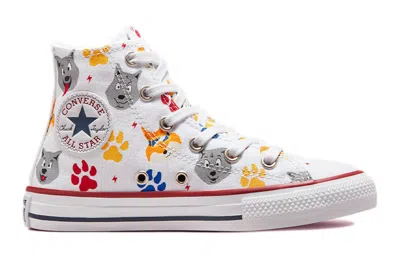 Converse (gs)  Chuck Taylor All Star 'white Gray' In White