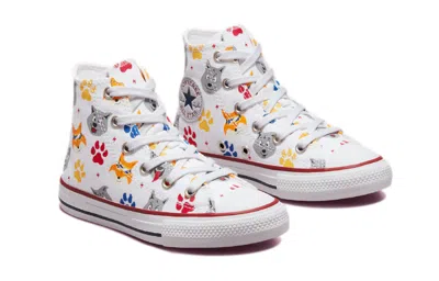 Converse (gs)  Chuck Taylor All Star 'white Gray' In White