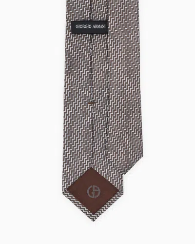 Giorgio Armani Printed Silk Tie