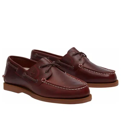 Timberland (wmns)  Mocassini Classic Boat 2 Eye Codice 'burgundy'