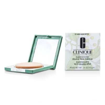 Clinique /super Powder Double Face Makeup 07 Matte Neutral .35 oz