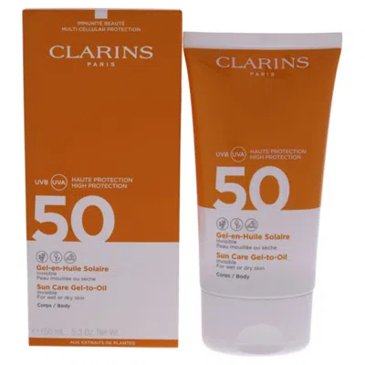Clarins Sun Care Gel-to-oil Spf 50 By  For Unisex - 5.3 oz Sunscreen