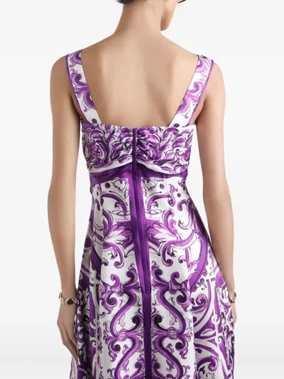 Dolce & Gabbana Majolica-print Midi Dress