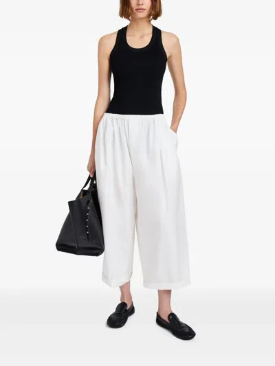 Proenza Schouler White Label Pleated Trousers In White