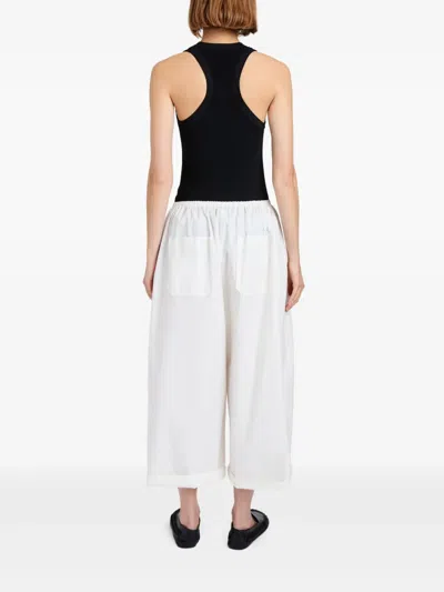 Proenza Schouler White Label Pleated Trousers In White