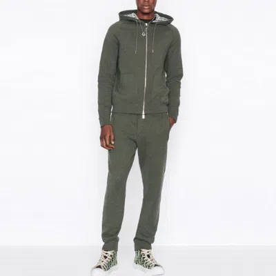 Dior Men's  Ss22 Cashmere Blend Knit Material Hooded Sports Olive In Gray