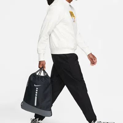 Nike Hoops Elite Drawstring Bag 17l 'black' In Black