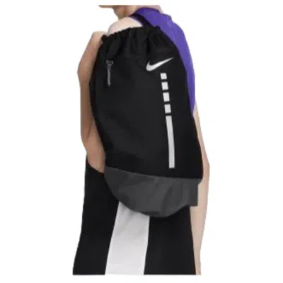 Nike Hoops Elite Drawstring Bag 17l 'black' In Black
