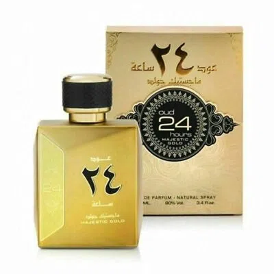 Ard Al Zaafaran Unisex Oud 24 Hours Majestic Gold Edp Spray 3.4 oz Fragrances 6423080624166