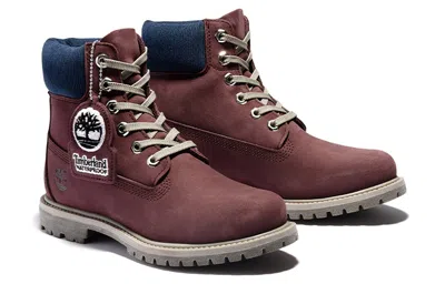 Timberland (wmns)  Premium 6 Inch Waterproof Boots 'burgundy Nubuck'