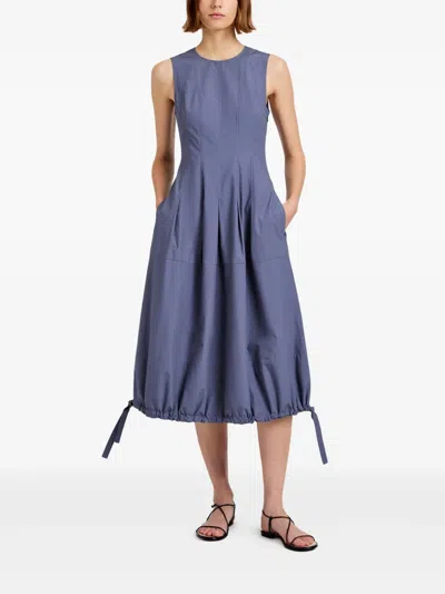 Proenza Schouler White Label Pleated Sleeveless Dress