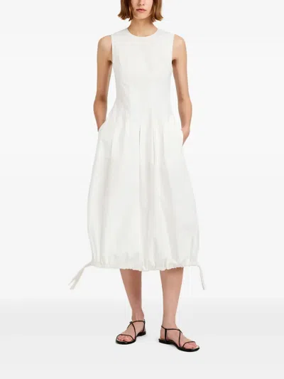 Proenza Schouler White Label Drawstring-hem Sleeveless Dress In Multi