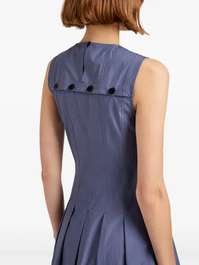 Proenza Schouler White Label Pleated Sleeveless Dress