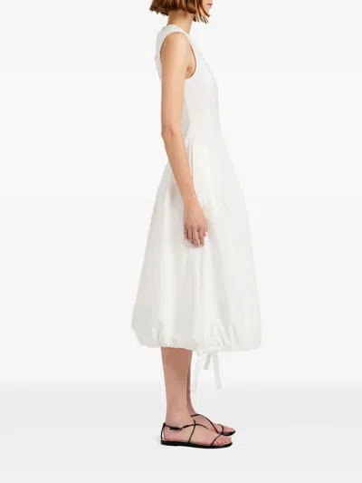 Proenza Schouler White Label Drawstring-hem Sleeveless Dress In Multi