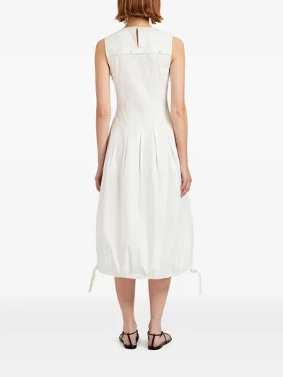 Proenza Schouler White Label Drawstring-hem Sleeveless Dress In Multi