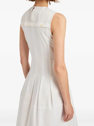 Proenza Schouler White Label Drawstring-hem Sleeveless Dress In Multi