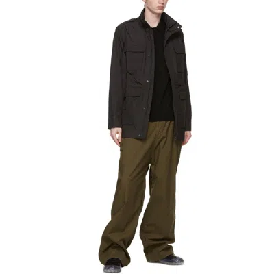 A-cold-wall* Elastic-waist Windproof Field Jacket In Black