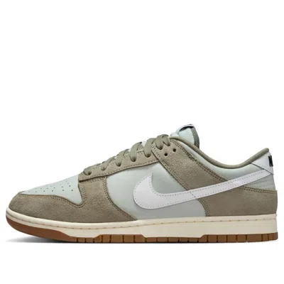 Nike Dunk Low Retro Se 'light Silver Light Army Sail' In Green