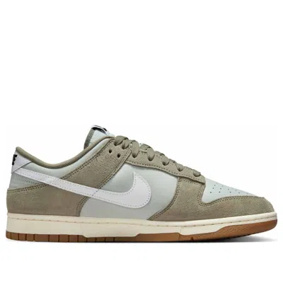 Nike Dunk Low Retro Se 'light Silver Light Army Sail' In Green