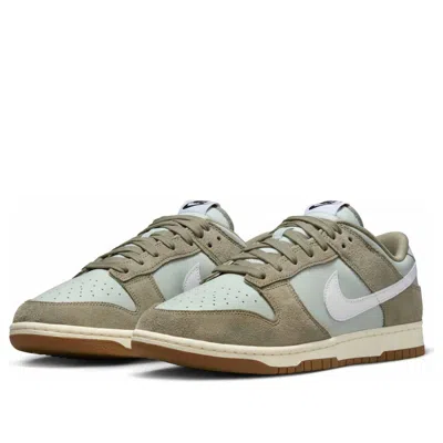 Nike Dunk Low Retro Se 'light Silver Light Army Sail' In Green