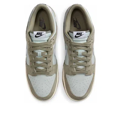 Nike Dunk Low Retro Se 'light Silver Light Army Sail' In Green