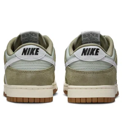 Nike Dunk Low Retro Se 'light Silver Light Army Sail' In Green