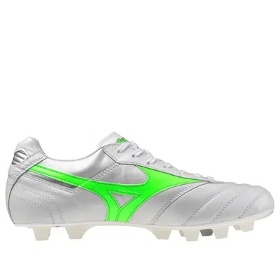 Mizuno Morelia Ii Made In Japan Fg 'frontier Pack White Green Gecko' In Gray