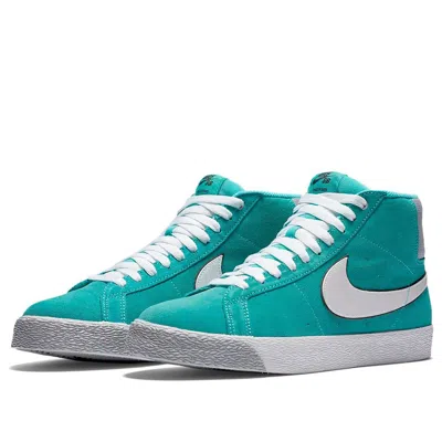 Nike Blazer Sb Premium Se Qs 'hyper Jade' In Blue
