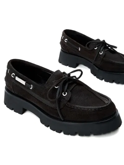 Alexander Wang Lace-up Derby Shoes In Black