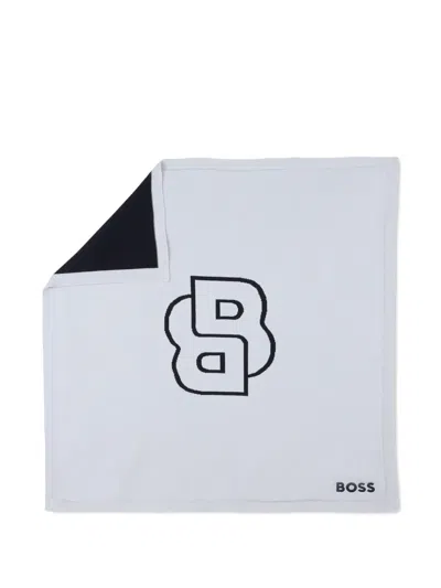 Bosswear Logo-embroidered Cotton Blanket