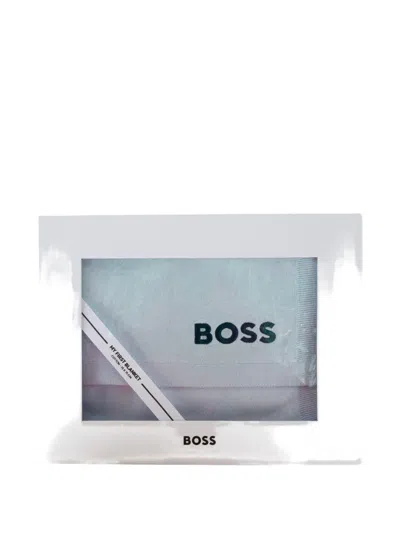 Bosswear Logo-embroidered Cotton Blanket