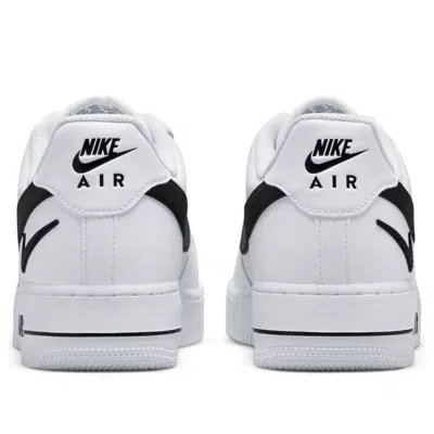 Nike Air Force 1 '07 'cut Out Swoosh - White Black'
