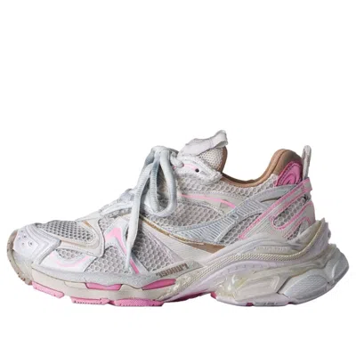 Balenciaga Runner 2.0 Multicolor Low Top Sneakers With Runner Logo In Tech Fabric Woman In Gray