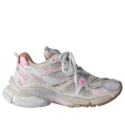 Balenciaga Runner 2.0 Multicolor Low Top Sneakers With Runner Logo In Tech Fabric Woman In Gray